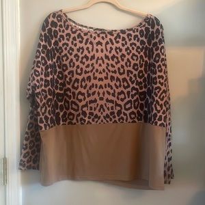 SHEIN leopard print top